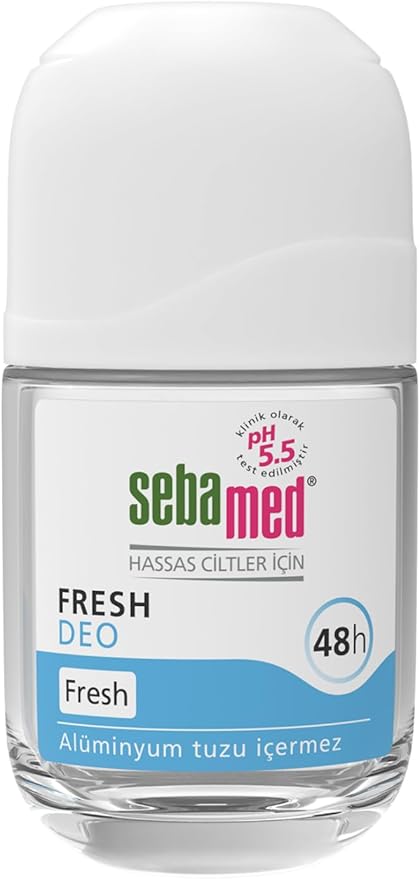 Ter Kokusu Önleyici 48 saat etkili Hassas Ciltler için Kadın Erkek Roll-On Deodorant Fresh 50ml