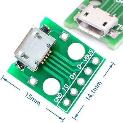 Usb To Dip Çevirici Pcb 5V Usb Haberleşme Deney Prototip