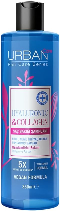 Care Hyaluronic & Collagen Ekstra Dolgunlaştırıcı Saç Bakım Şampuanı, 350 Mililitre, Vegan