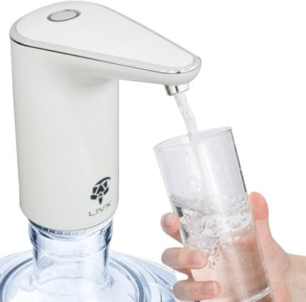 Şarjlı Damacana Su Pompası Yeni Nesil Otomatik Gümüş XHB-060