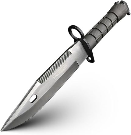 Açık hava av bıçağı sabit bıçak, keskin hayatta kalma orman kemeri bıçağı kabuklu