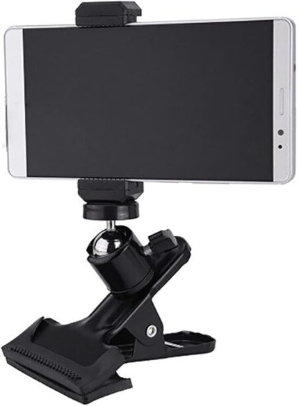 Müzisyenler için Klipsli Gitar Telefon Tutucu Nota Okuma/Video Kayıt - AL3477