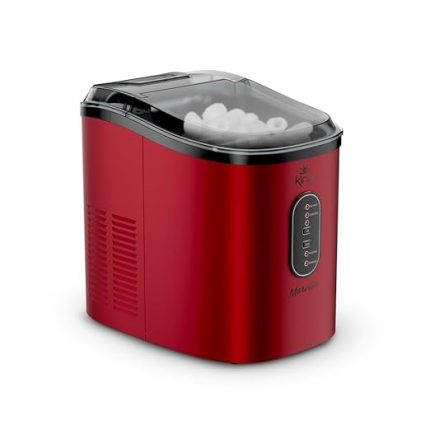 KBM8005 Marvilla Buz Yapma Makinesi | Paslanmaz Çelik Ev Tipi Buz Makinesi