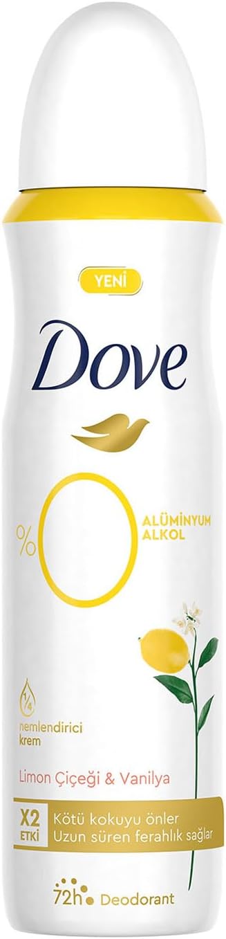 Kadın Deodorant%0 Alüminyum Limon Çiçeği & Vanilya 150ml