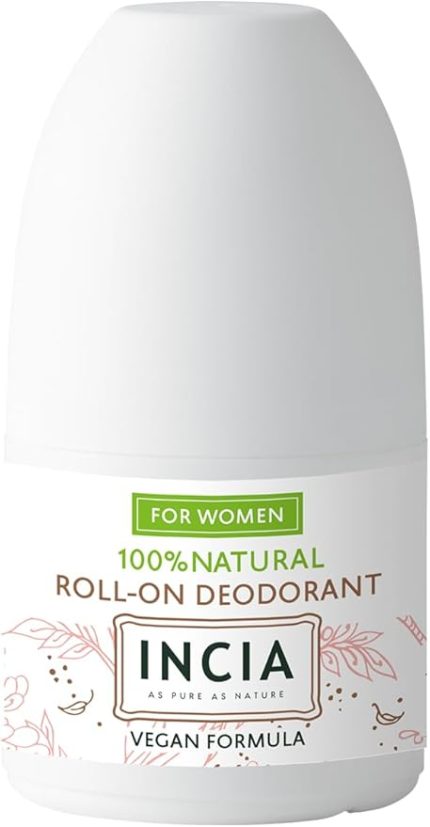 Doğal Roll On Deodorant Kadınlar İçin Ter Kokusu Önleyici Lekesiz 50 ml