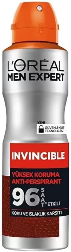 PARIS Men Expert Invincible Anti Perspirant Sprey Deodorant 150 ml