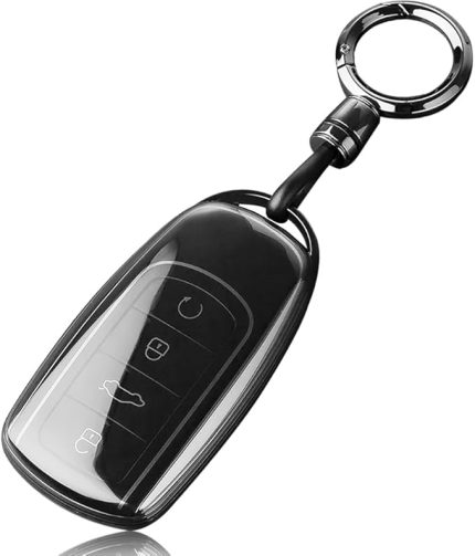 Chery Jaecoo J7 J8 J9 Tiggo 8 Pro Tiggo 8plus 5 Plus 7pro Tiggo 7 Pro Max Omoda 5 C5 için TPU Anahtarlık Kılıfı, Anahtarlıklı Aksesuarlar, Akıllı Anahtar Koruyucu, 4 Düğmeli Araba TPU Kılıfı