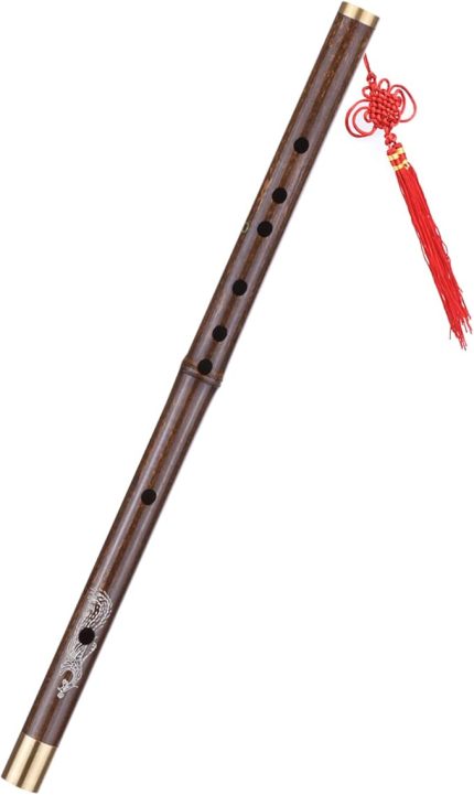 Profesyonel Siyah Bambu Dizi Flüt Geleneksel El Yapımı Çin Müzikal Nefesli Enstrüman C Çalışma Seviyesi