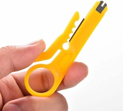 Soyma Aparatı Mini Tel Kesici Sıyırma Sıkma Zımba Aracı Düz Uçlu Pense Bıçak Kesici Onarım El Aracı RJ45 Cat5 Ağ Telefon Kablosu