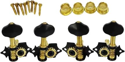 Gear Ratio Machine Heads For String Ukuleles Guitars And Basses Stable Tuning And Enhanced Bass Sound