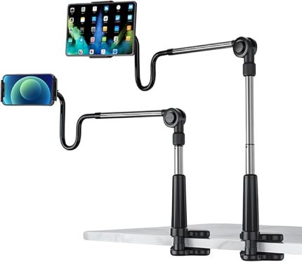 360° Dönen Uzun Kollu Ayarlanabilir Tablet ve Telefon Tutucu Stand