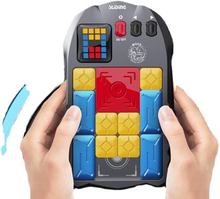 Slayt Oyunları, Yapboz Oyunları - 500+ Seviyeli, Elektronik Zeka Oyunları - Seyahat Fidget Oyuncakları, STEM Öğrenme Oyunları, Zeka Bulmacaları Her Yaş İçin Eğlenceli
