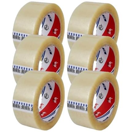 Koli Bandı 45X100 Şeffaf (FİL) En 45mm, Uzunluk Net 100 metre, Basınca ve gerilime dayanıklıdır (6 ADET)