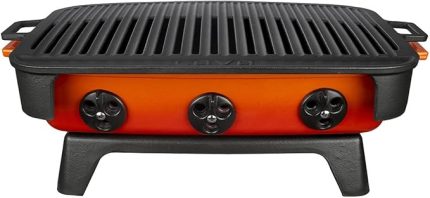 Döküm Mangal, Alt Stand, Gövde, Kömür Teli ve Üst Izgara Dahil, 36x45 cm, Turuncu