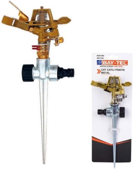 Mk1502 Çat Çatlı Fiskiye Ayarlanabilir Çift Çıkışlı Metal