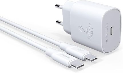 PD25T Q3.0 Pd 25W Type-C To Type-C Hızlı Şarj Aleti Set Beyaz