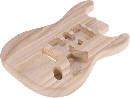 ST01-TM Bitmemiş El Işi Gitar Kandil Ahşap Elektro Gitar Gitar Varil Yedek Parçaları