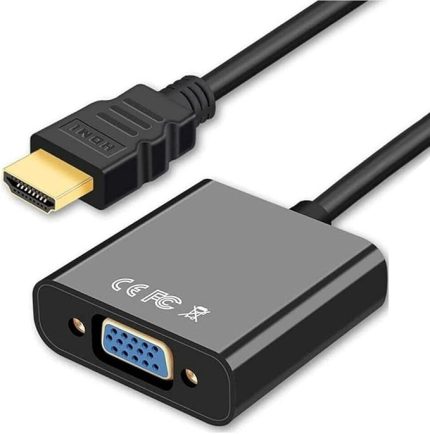 Plus PX-1240S Dijital HDMI to VGA 30cm Görüntü Çevirici Aparat Siyah