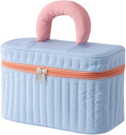 Seyahat İçin Taşınabilir Makyaj Çantası Büyük Kapasiteli Su Geçirmez Kozmetik Organizer Kişisel Bakım Ürünleri için