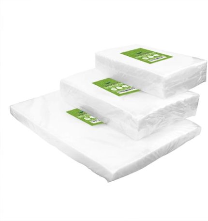 150 torba 15 x 25 cm (50) ve 20 x 30 cm (50) ve 28 x 40 cm (50) vakumlu torba, gıda için, BPA içermeyen Sous Vide vakumlama torbası, vakum ve folyo kaynak cihazları için uygun