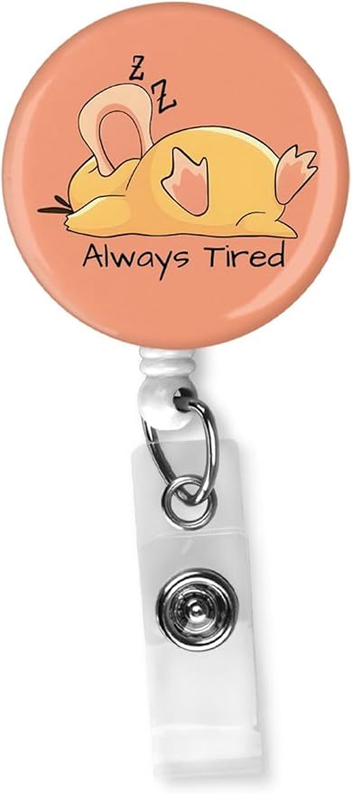 Always Tired Damla yoyo Yaka Kartı Yoyo Kartlık