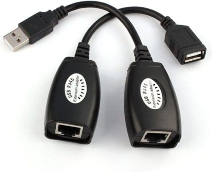 Rj45 Usb Ek Uzatıcı Cat5e 6 Kablosu Ekleme Extension