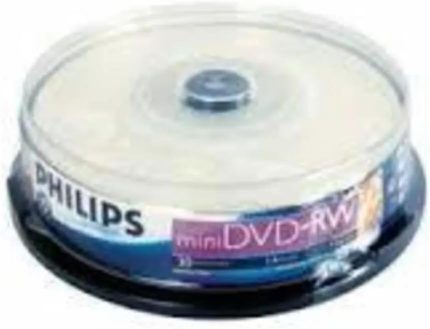 Mini Dvd-rw 1.4gb 30mın 1-2x 10lu Cakebox