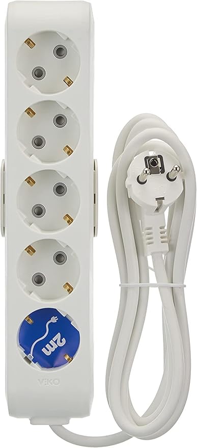Multi-Let Beşli Priz Topraklı Kablolu Çock Korumalı 2 Mt