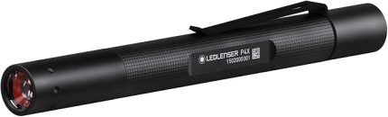 P4X Fener, 20 Lümen, 80 m Aydınlatma Kapasitesi, 1.5 V, LED, 14 x 1.5 x 1.5 cm, Siyah