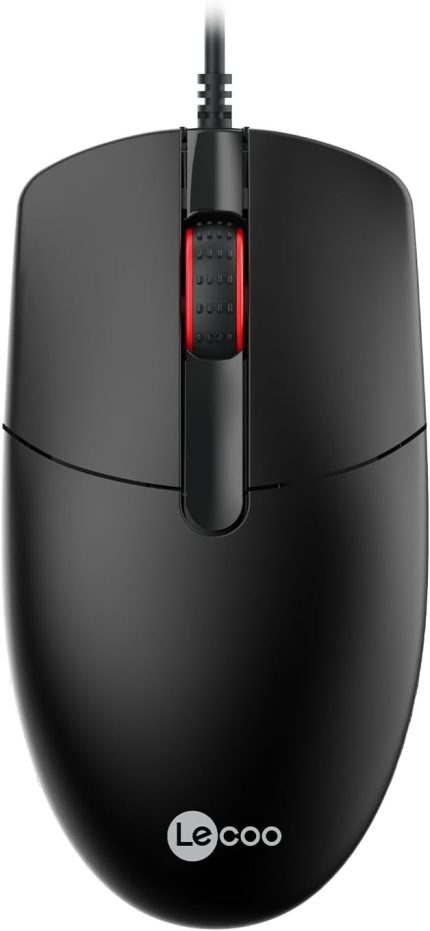 MS103 USB Kablolu 1000DPI 3 Tuşlu PC, Mac, Dizüstü Bilgisayar ile Uyumlu Optik Mouse Siyah