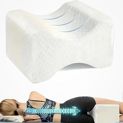 Ortopedik Bacak Arası Yastığı – Hamileler İçin Destek Minderi | Bel, Bacak ve Kalça Ağrısı İçin Uyku Yastığı | Yıkanabilir Kılıflı Ergonomik Diz Arası Yastık