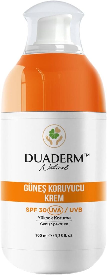 Filtreli Yüz ve Vücut Güneş Kremi SPF30, UVA/UVB Korumalı, 100ml