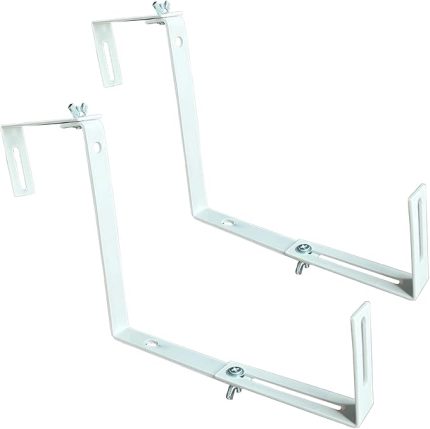 2 adet bitki askısı, duvar askısı, çiçek pencere kutusu, bitki saksısı, tutucu, montaj korkuluğu, balkon, çiçek saksısı tutucu, ayarlanabilir çiçek saksısı, bitki saksısı tutucu