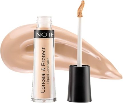 Cosmetics Note Conceal & Protect Likit Concealer - 05, Soft Ivory
