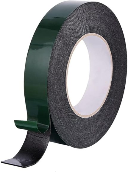 Taraflı Köpük Bant Eva Montaj Bandı Siyah 36 mm x 10 Metre