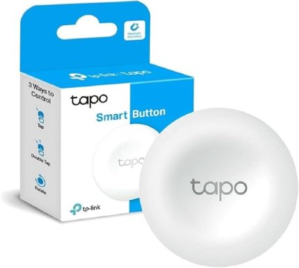 Tapo S200B, Akıllı Buton, Özelleştirilmiş Eylemler, Akıllı Kontrol, Tek Tıklamayla Alarm Aktivasyonu, Uzun Ömürlü Pil, Tapo Hub Gereklidir Ayrıca Satılır