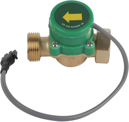 HT-120 AC220V 1A G3/4-3/4 Ev Kullanımı Için Konu Su Pompası Akış Sensörü Anahtarı, Yüksek Sıcaklık Dayanımı, Düşük Su Basıncı Başlatma, Kararlı Ve Güvenli