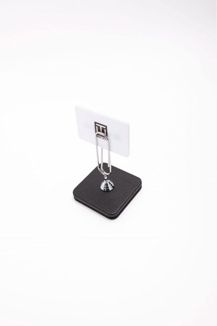 office Deri Not Tutucu Krom Detaylı