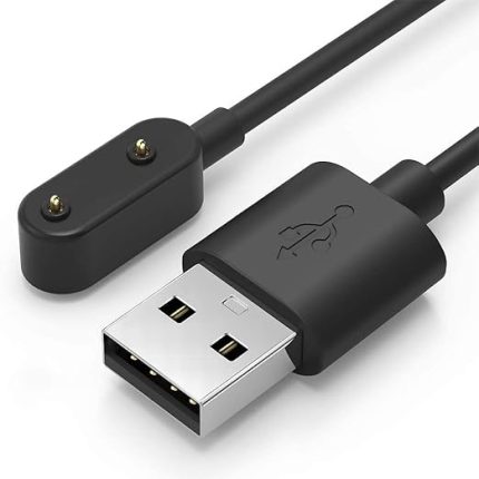 Huawei Honor Band 7 ile uyumlu / 4 Pro/Huawei Watch Fit için/Watch Fit 2- Huawei Watch Fit Mini Uyumlu Akıllı Saat Usb Şarj Aleti Siyah