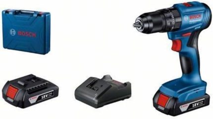 Professional GSB 185-LI Akülü Darbeli Delme Vidalama Makinesi (18 Volt, 2 x 2,0 Ah Akü, Şarj Cihazı, Yumuşak/Sert Tork: 21/50 Nm; Plastik Çanta)