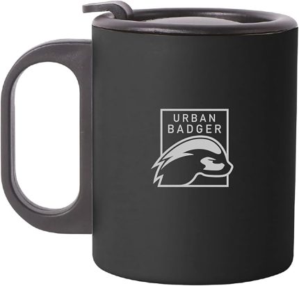 Badger Paslanmaz Çelik Siyah Mug 300 ml, Dayanıklı Kamp Ekipmanları, Kamp Aksesuarları, Açık Hava Sporları, Doğa Sporları, Yürüyüş, Kamp Mutfağı, Kamp Malzemeleri