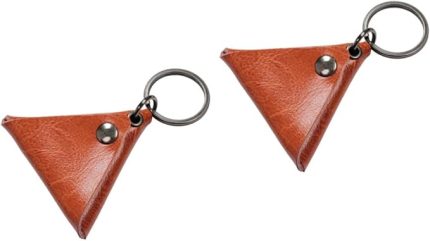 2 Adet Gitar Tutucu Guitarra Pena Kılıfı Çantası Üçgen Anahtarlık Aksesuarları Çantası Seyahat Müzik Partisi Için Kılıf