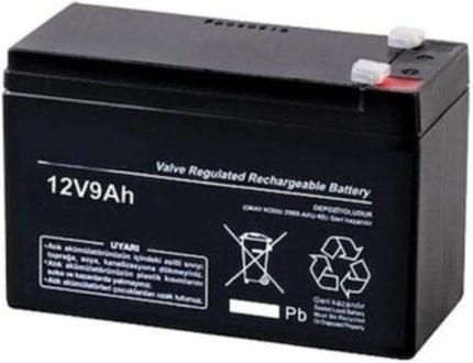 12 Volt 9 Amper Kuru Akü Şarjlı Akülü Ilaçlama Makinalarına Uygundur