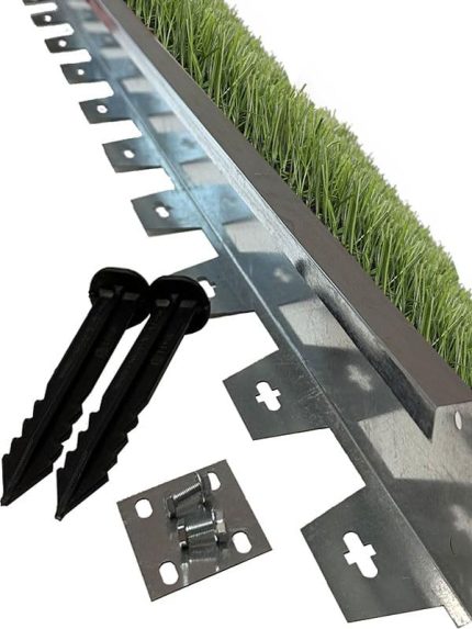 Garden Sert Düz Metal Galvaniz Çim Ayırıcı 20 M 10 X 2 M Çim Sınırlayıcı Ayıracı Çim Ayracı Çim Ayırıcı