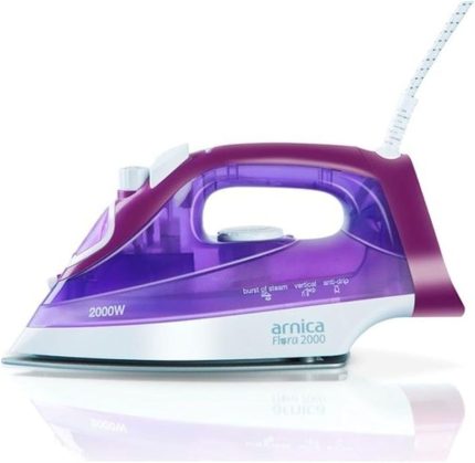 UT61040 Flora 2000 Seramik Ütü, Beyaz/Mor