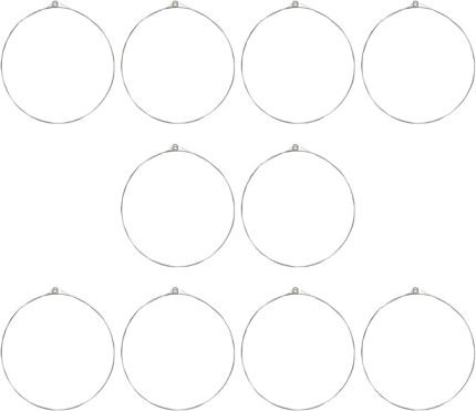 Easiyl 10 adet E-1. Gitar için gitar telleri yüksek e-tel 86,5 cm akustik gitar teli folk gitar teli paslanmaya karşı dayanıklı paslanmaz çelik gitar telleri için yedek