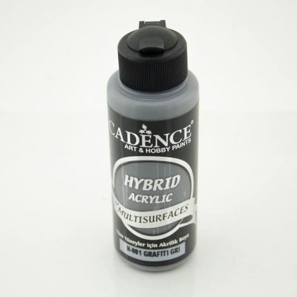 Hybrid Multisurface Akrilik Boya 120 ml. H081 GRAFİTİ GRİ C.H081