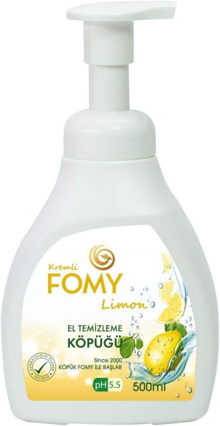 Limon Köpük Sabun El Yüz Vücut 500 ml