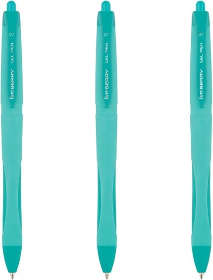 BERRY JEL KALEM 07MM PASTEL NANE YESILI 3LÜ SET