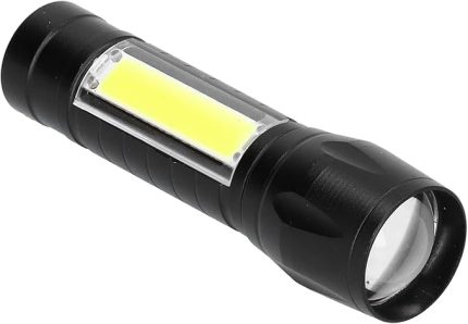 Led USB ŞARJLI Ultra Güçlü Mini Boy El Feneri [Enerji Sınıfı A++] [Enerji Sınıfı A++] (1, METAL)